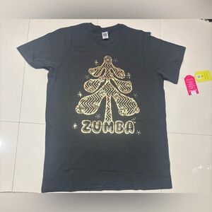 Zumba Fitness Men's Tee with Gold Graphic